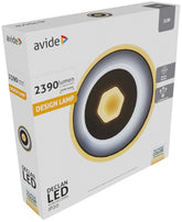 Avide Επιτοίχια Μοντέρνα Πλαφονιέρα Oyster Declan mini με 3 Επιλογές Φωτισμού